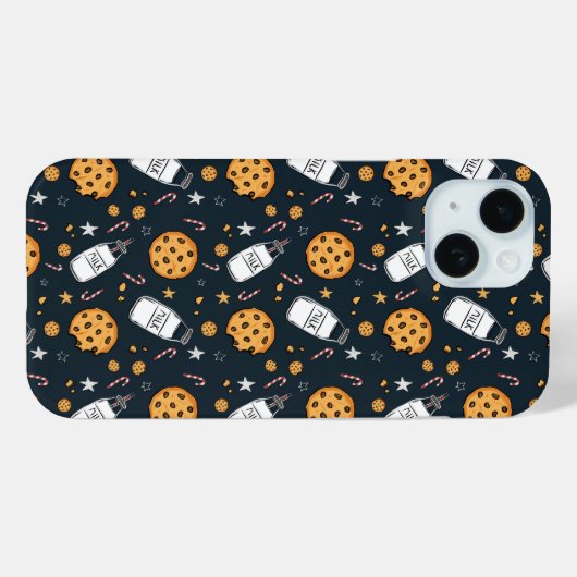 Festive Milk and Cookies Case Case-Mate iPhoneケース (裏面 (横))