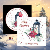 Festive Modern Christmas Card カード