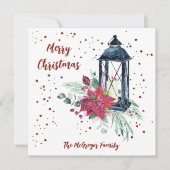 Festive Modern Christmas Card カード (正面)