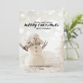 Festive,modern,cute christmas card  シーズンカード (スタンド正面)
