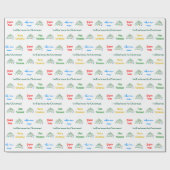 Festive Multilingual Christmas Wrapping Paper ラッピングペーパー (フラット)