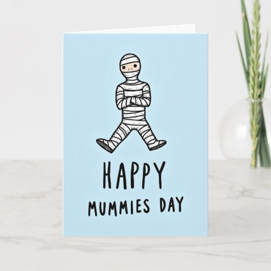 Festive Mummys Day Art Card カード (正面)