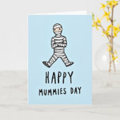 Festive Mummys Day Art Card カード (黄色い花)