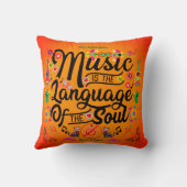 Festive Music Is The Language Of The Soul (GO) クッション (裏面)