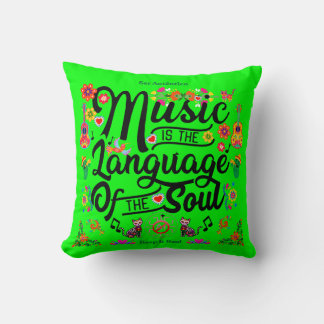 Festive Music Is The Language Of The Soul (GO) クッション