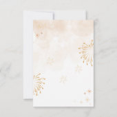 Festive New Year's Eve Party Invitation 招待状 (裏面)