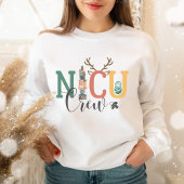 Festive NICU Crew Christmas Sweatshirt  スウェットシャツ