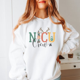 Festive NICU Crew Christmas Sweatshirt  スウェットシャツ