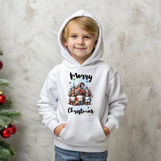 Festive Nordic Gnome Trio with Candles and Winter 