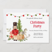 Festive Nutcracker Holiday Christmas Party 招待状 (正面)