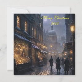 Festive Old London Christmas Card  カード