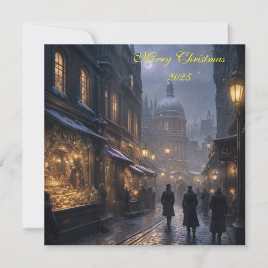 Festive Old London Christmas Card  カード (正面)