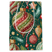 Festive Ornaments ミディアムペーパーバッグ (正面)