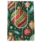 Festive Ornaments ミディアムペーパーバッグ (裏面)
