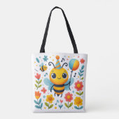 Festive Party Bee Tote Bag トートバッグ (裏面)