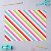 Festive Pattern – Retro Holiday Stripes 薄葉紙 (クラフト)