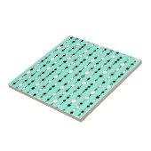 Festive pattern with string beads and jewelry star タイル (側面)