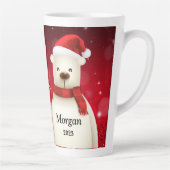 Festive PENGUIN & BEAR MERRY CHRISTMAS Latte Mug  カフェラテマグ (右)