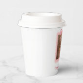 Festive Pink Bow Family Photo Paper Cup 紙コップ (右)