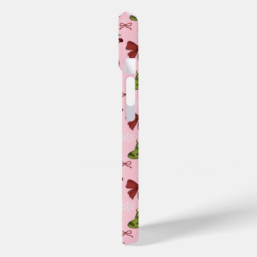 Festive Pink Gingerbread Christmas Phone Case Case-Mate iPhoneケース (裏面 / 左)