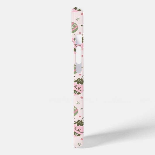 Festive Pink Ornament Phone Case Case-Mate iPhoneケース (裏面 / 左)