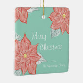 Festive Poinsettia Ornament  セラミックオーナメント (右)