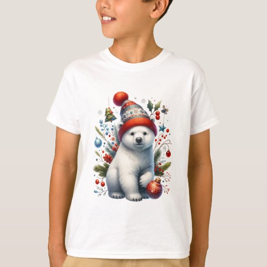 Festive Polar Cub Tシャツ (正面)