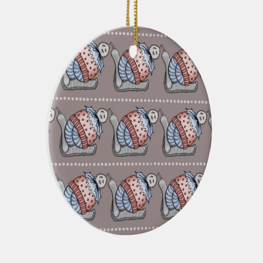 Festive pudding セラミックオーナメント (右)