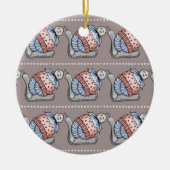 Festive pudding セラミックオーナメント (正面)