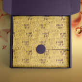 Festive Purple Christmas Typography  薄葉紙