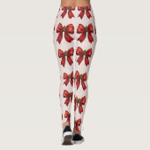 Festive Red Bow Leggings レギンス (裏面)