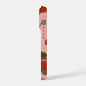 Festive Red Car Christmas Phone Case –Holiday xmas iPhoneケース (左側面)