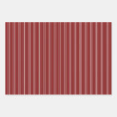 Festive Red Farmhouse Holiday Wrap ラッピングペーパーシート (正面2)