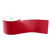 Festive Red Grosgrain Ribbon for Christmas Wrappin グログランリボン (リール)