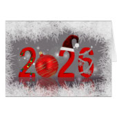 Festive Red New Year 2026 Merry Christmas (正面横)