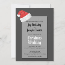  festive Red Santa Hat Christmas Wedding