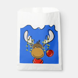 Festive Reindeer Christmas Favour Bag フェイバーバッグ