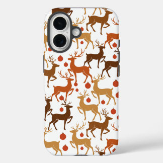Festive Reindeer Christmas iPhone Case iPhone 16ケース