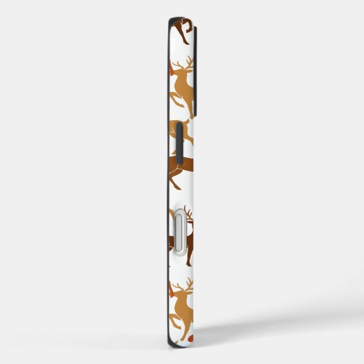 Festive Reindeer Christmas iPhone Case Case-Mate iPhoneケース (裏面 / 右)