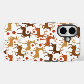 Festive Reindeer Christmas iPhone Case Case-Mate iPhoneケース (裏面 (横))