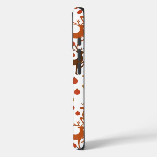 Festive Reindeer Christmas iPhone Case Case-Mate iPhoneケース (裏面 / 左)