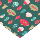 Festive Retro Christmas Ornament Midcentury Modern ショートテーブルランナー (コーナー)