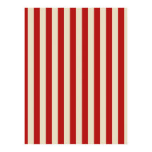 Festive Retro Vintage Vertical PopCorn Stripes