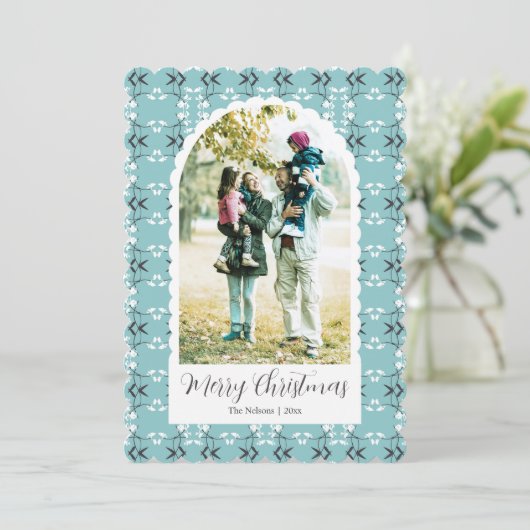 Festive Royal Botanical Robin's Egg Blue シーズンカード (スタンド正面)