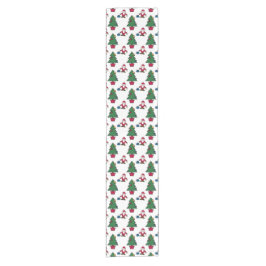 Festive Santa Christmas Table Runner ショートテーブルランナー