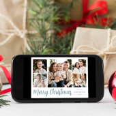 Festive Script 5 Photo Collage シーズンカード