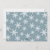 Festive Script 5 Photo Collage シーズンカード (裏面)