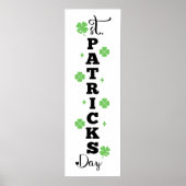 Festive Shamrock St. Patricks Day Décor ポスター (正面)