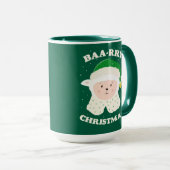 Festive Sheep Says Baa-rry Christmas! マグカップ (正面右)