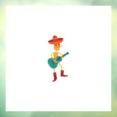 Festive Skeleton Guitar Player ウィンドウサイン (シート3)